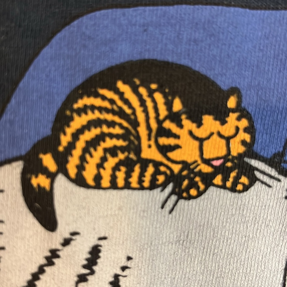 🔥 NWT Dadcat Genuine B. Kliban Cat TEE SHIRT Men’s M Combed Cotton Crazy Shirts - Picture 13 of 16